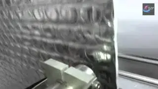 Linx CIJ 7900 continuous Inket Printing on Sheets of Air Bubble Wrap