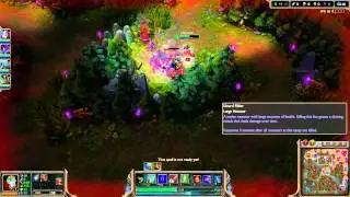 Shaco double buff gank at 2 minutes 30