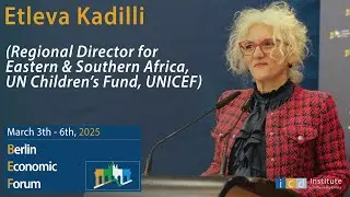 Etleva Kadilli (Regional Director for Eastern & Southern Africa, UN Children&rsquo;s Fund, UNICEF)