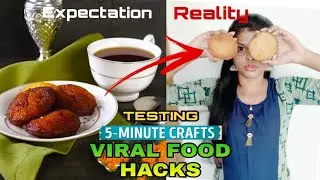 TESTING OUT VIRAL FOOD HACKS by 5 minute crafts[TAMIL]
