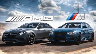 КТО ЛУЧШЕ?! - BMW M5 F90 vs MERCEDES-BENZ E63S w213! (БИТВА КОНКУРЕНТОВ - FORZA HORIZON 5)