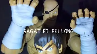 Jada Street Fighter: Sagat ft. Fei Long. Select a fighter #actionfigures #stopmotion #streetfighter 