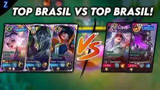 TOP BRASIL VS TOP BRASIL!! - NANA GAMEPLAY | Mobile Legends