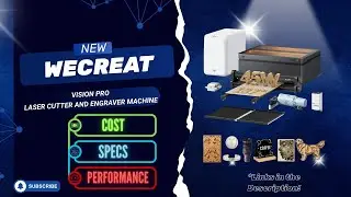 WECREAT Vision Pro 45W Laser Cutter & Engraver Review | Jewelry & Art
