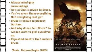 Top 30 Iconic Quotes Movie Batman Begins (2005)  #Amazing Movie #Action #BEST MOVIE #VintageMovies