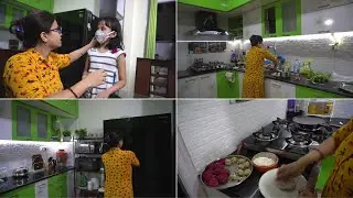 Vlog #297:  Saturday Evening Routine || kriti ke liye banaya colourful Mask || Simply Laxmi's Life