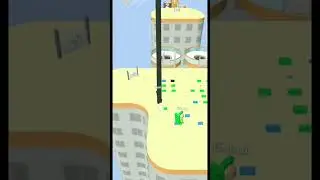 BRIDGE RACE | Bridge race 3d | ANIMATION #gaming #shorts #bridgerace3d #bridgerun