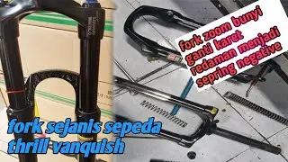 cara servis fork zoom menghilangkan bunyi keras ketupan coil/spring