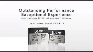 Lexar® Professional SILVER PLUS microSDXC™ UHS-I Card