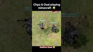 Chpz And Osal Playin Minecraft In PUBG Rondo Map #chpz #osal #pubgmobile #comment #like