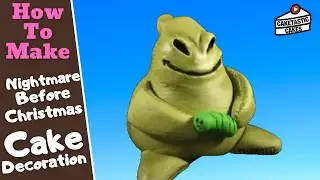 Oogie Boogie Cake Tutorial - How to Make a Nightmare Before Christmas Cake Topper - Halloween Cake