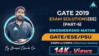 6 | GATE 2019 SOLUTIONS | EE | MATHEMATICS