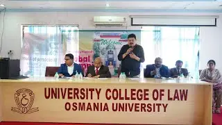 Addressed “Osmania University Global Alumni Meet (GAM) -2023” at OU Law College, Hyderabad.