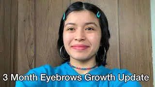3 Month Eyebrows Growth Update | Rose Clare Fernandez