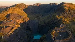 Aerial Views of Cwmorthin Quarry | Snowdonia’s Lost Slate Quarry