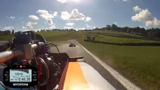 Superkart Cadwell Park Race 2 September 2013 Sam Moss