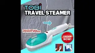 Portable Iron Wrinkles Travel Steamer for Clothes TOBI