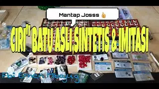 PERBEDAAN BATU ASLI(NATURAL) DENGAN BATU SINTETIS/IMITASI #batuasli #batusintetis