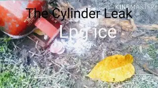 The LPG Cylinder Leak And Release LPG High Speed