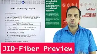 Reliance JIO fiber Preview Offer Available at ₹ 4500 at Few Cities Including NCR
