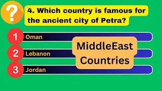 🌍 Middle East Countries Quiz - Test Your Knowledge! 🏜️