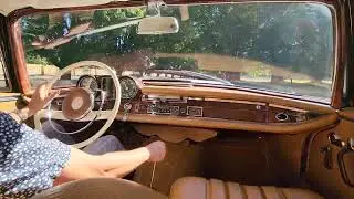 1967 Mercedes 250SE Coupe Highway Drive