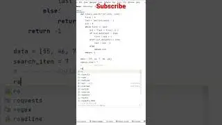 Binary Search #shorts #shortvideo #shortsindia #short #learnexpoint #python #datastructures
