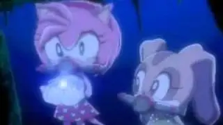 Sonic, Tails, Amy Rose, Cream And Chris Going Underwater