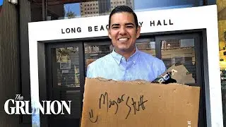 Mayor Robert Garcia Leaves City Hall For The Last Time