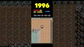 Mt moon music 1996 vs 2025 #vgm #pokemon #arrangement