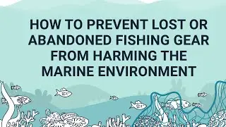 How to Prevent Ghost Gear from Harming the Marine Environment
