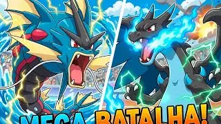 Um Encontro de Megas! O Show da Dupla Mega Charizard X e Mega Gyarados 