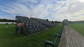 GRANDSTAND 2 HOUR TIME LAPSE RIG #YourEventName2025 #explore #engineering #events #construction