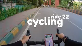 Riding a Triban RC 120 Disc Drop Bar - ride 22