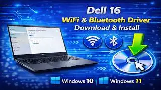 Загрузка и установка драйверов Wi-Fi и Bluetooth для Dell 16 | Windows 10/11