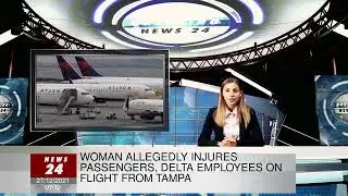 Woman allegedly injures passengers, Delta employees on flight from Tampa