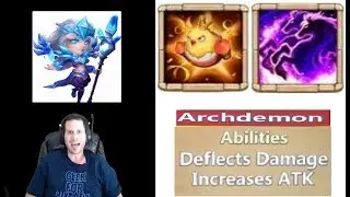 FIRST LOOKS New Talents + New Hero Skin & New Archdemon Castle Clash
