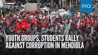 Youth groups, students rally against corruption in Mendiola