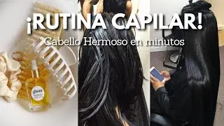 😯TRANSFORMA TU CABELLO EN MINUTOS 🤫 RUTINA CAPILAR COMPLETA #cabellofuerte #cabellosano #cabello