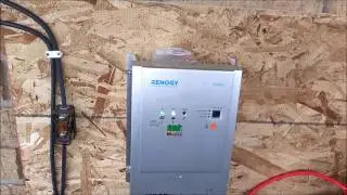 Solar powered EV charging station - final test