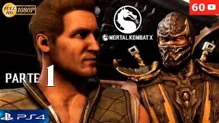 Mortal Kombat X Parte 1 Modo Historia Español Gameplay PS4 | Capitulo 1 Johnny Cage 60fps