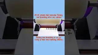 Hot sale cheap multi-color small A3 UV transfer label printer,self-adhesive logo sticker printer.