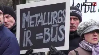 Работники KVV Liepājas metalurgs требуют помощи у государства