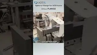 KINGREAL Fire Damper Frame Making Machine, VCD Frame Machine With Flange