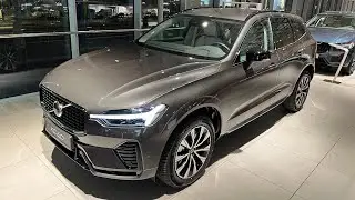 Volvo XC60 B4 AWD Plus Dark | Platinum Grey | Blond Leather interior (UA00)
