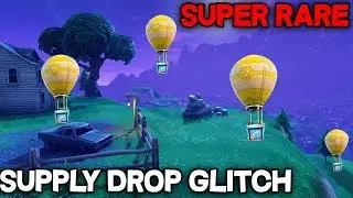 SUPER RARE SUPPLY DROP GLITCH! - Fortnite Funny Fails and WTF Moments! #4 (Daily Moments)