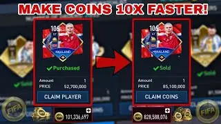HOW TO MAKE COINS IN FIFA MOBILE 22! DO THIS! BEST WAY TO MAKE COINS 10X FASTER! NEW WORKING METHOD!