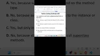 Python coding challenge-383