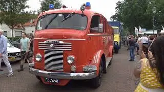 Oldtimerdag Ruinerwold 19-08-2023 vrachtauto's