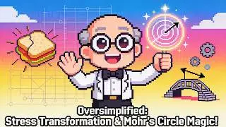 Oversimplified: Stress Transformation & Mohr's Circle Magic!